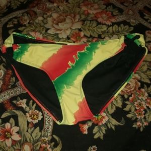 Rasta Bathing Suit Bottoms